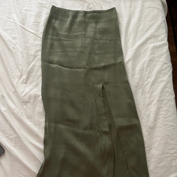 &other stories green maxi skirt - Picture 1 of 5